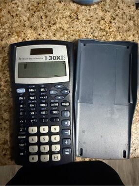 Texas Instruments TI-30X IIS Scientific Calculator - Dark Blue and Light Gray